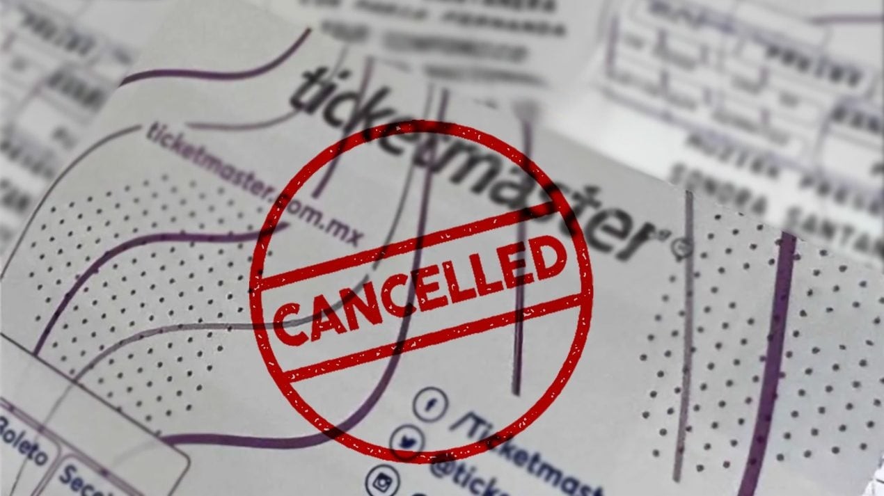 Diputados en México aprueban que boleteras como Ticketmaster devuelvan el 100% en caso de cancelación