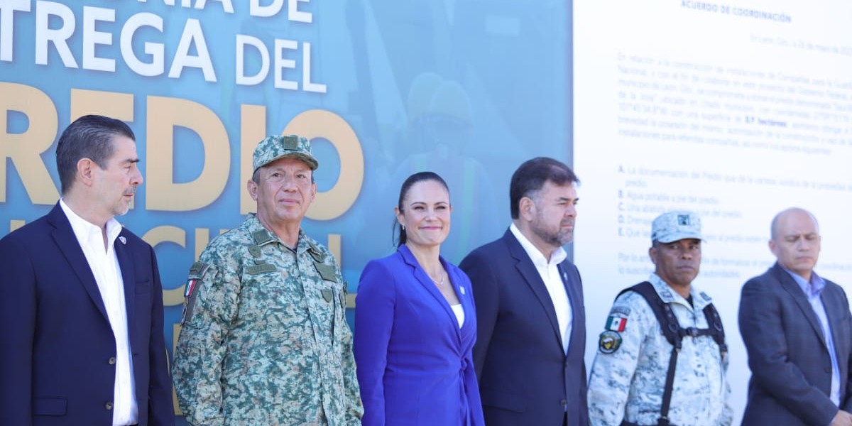 Oficialmente León dona terreno para el cuartel de la SEDENA en Las Joyas