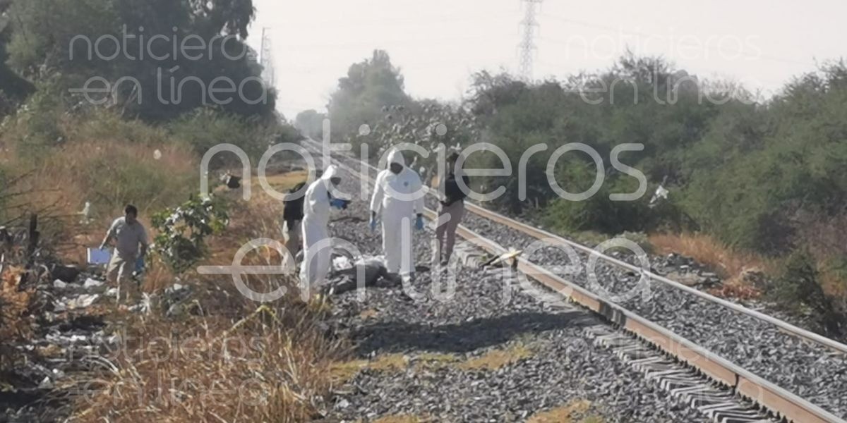 Hallan a hombre muerto en las vías del tren en la Diez de Mayo