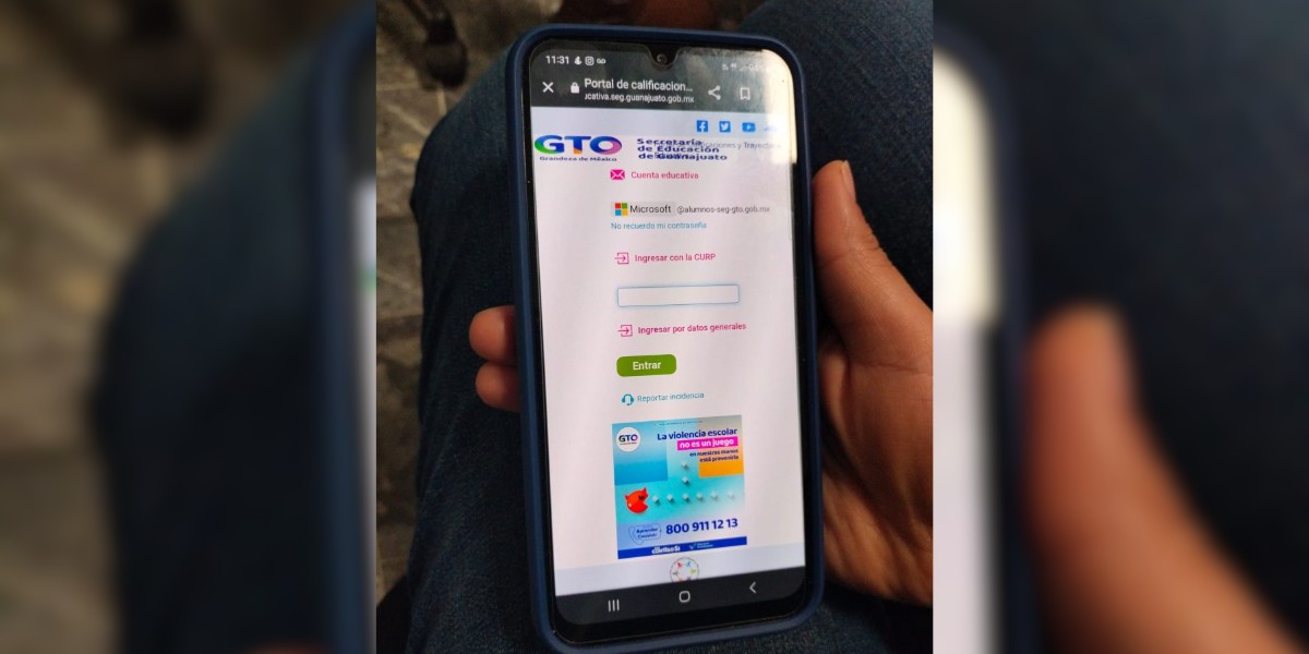 Alumnos de educación básica en Guanajuato podrán consultar calificaciones en línea