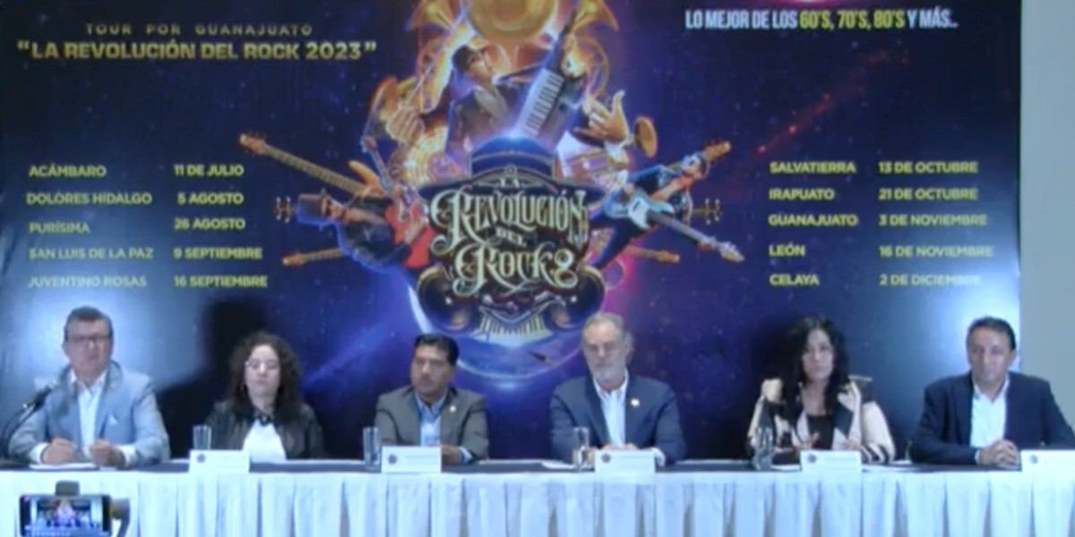 Presenta Sectur Revolución del Rock en 10 municipios de Guanajuato