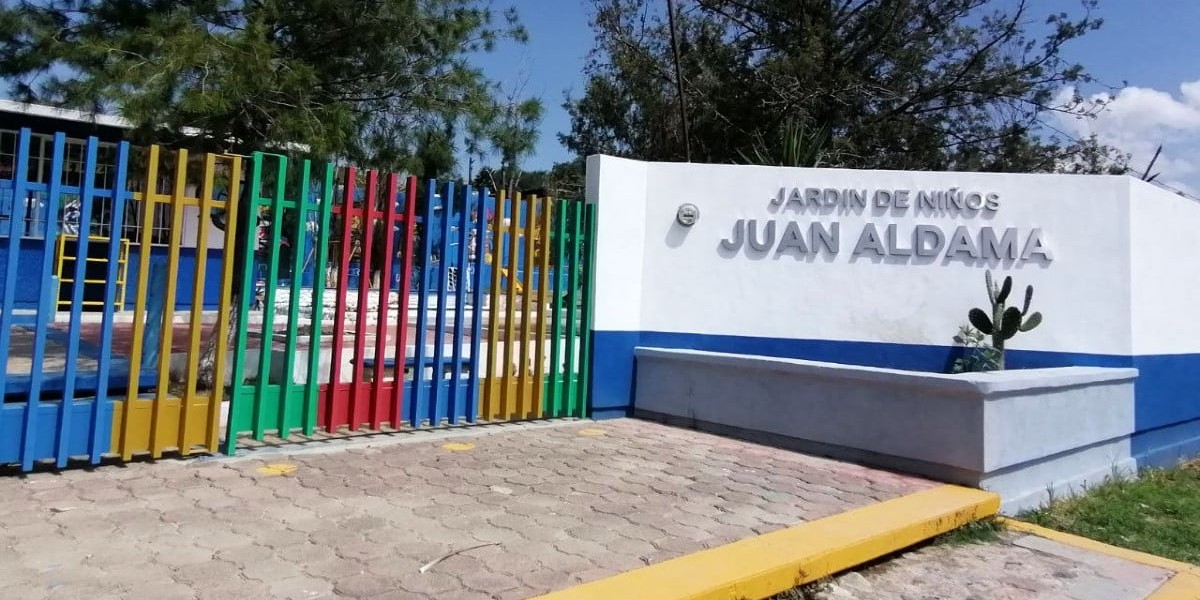 Recuperación de predio del kínder Juan Aldama sigue en pausa