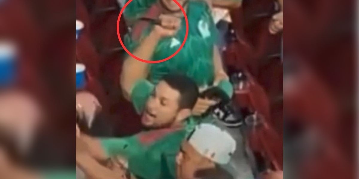 Arrestan a persona que apuñaló a aficionado en el México-Qatar