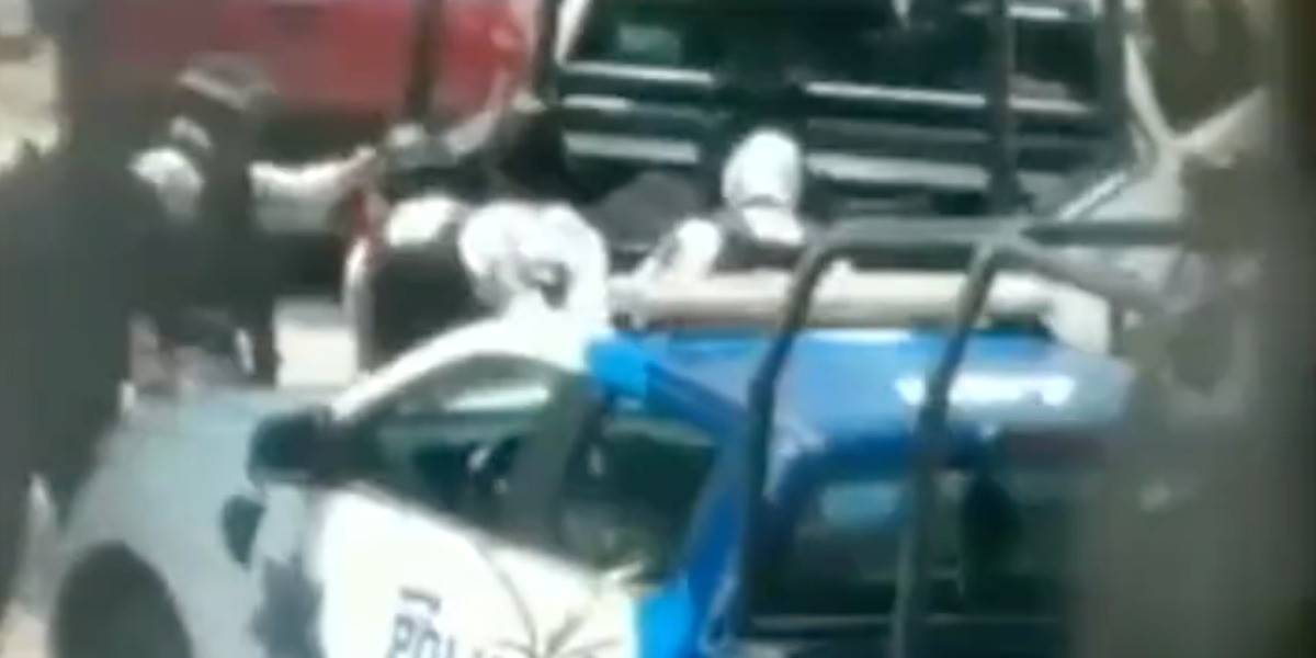 (Video) Graban agresión de la Guardia Nacional a ciudadano en León