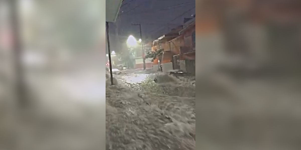 Tormenta en León inunda al menos 13 colonias y tumba 114 árboles
