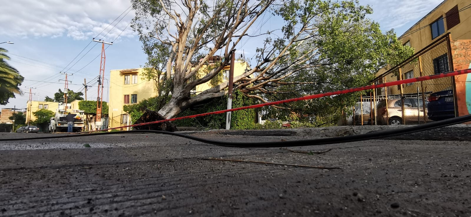 Sorprende otro 'tormentón' en León