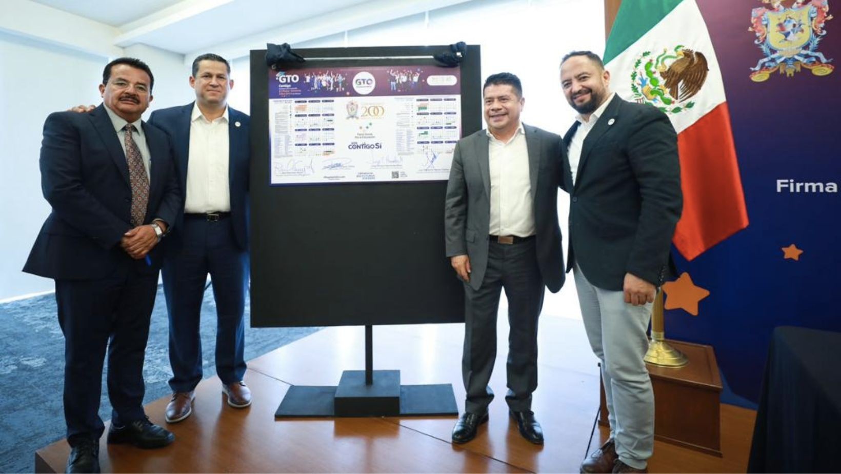 Presentan Calendario Escolar 2023-2024; incluye las celebraciones de los 200 años de Guanajuato