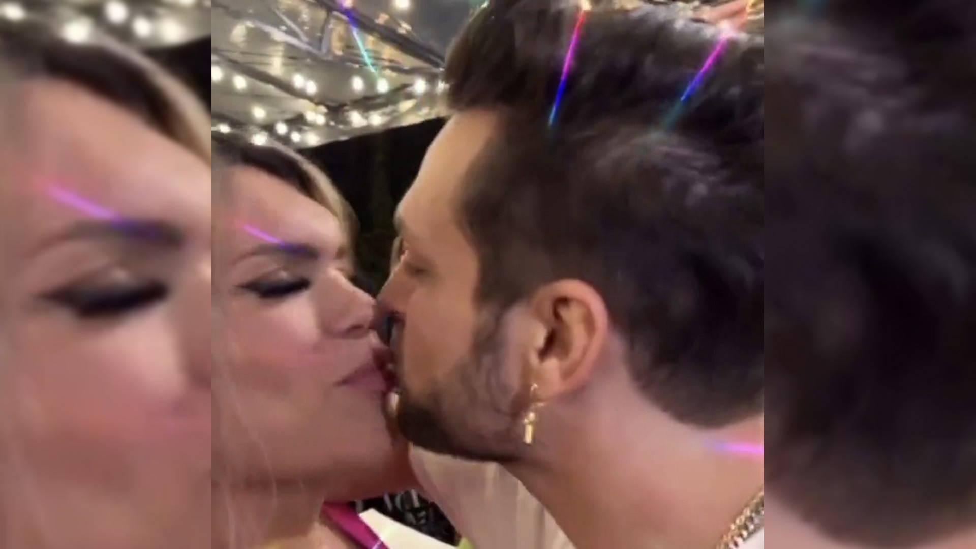 Wendy y Nicola sorprenden con beso sorpresa fuera de la Casa de los Famosos México