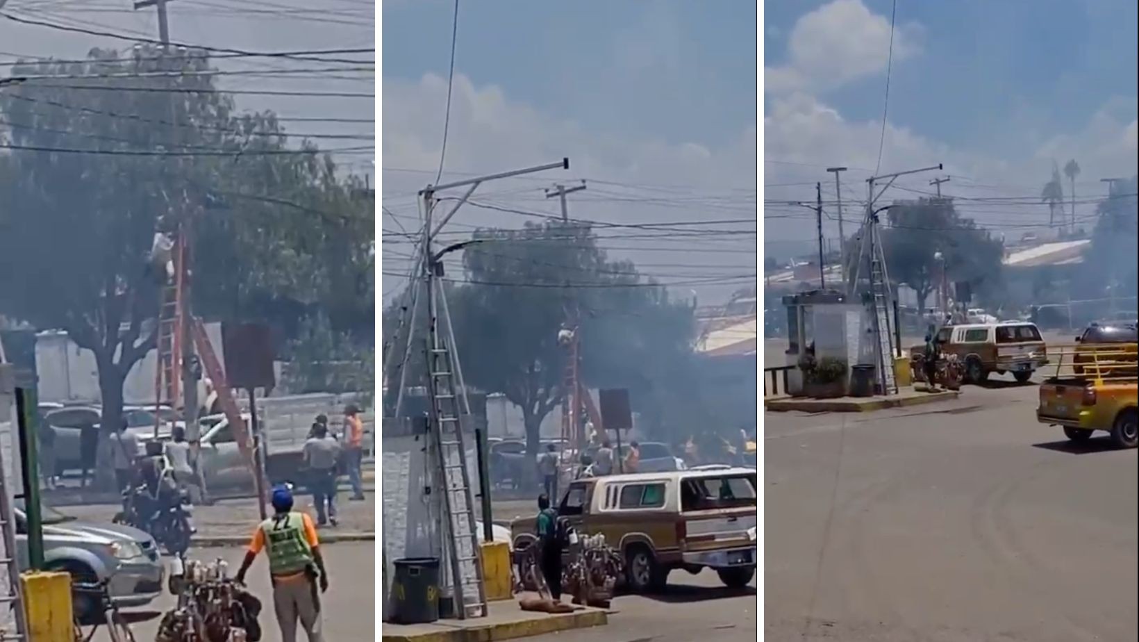 León: Empleado de empresa de telefonía recibe descarga eléctrica cuando trabajaba