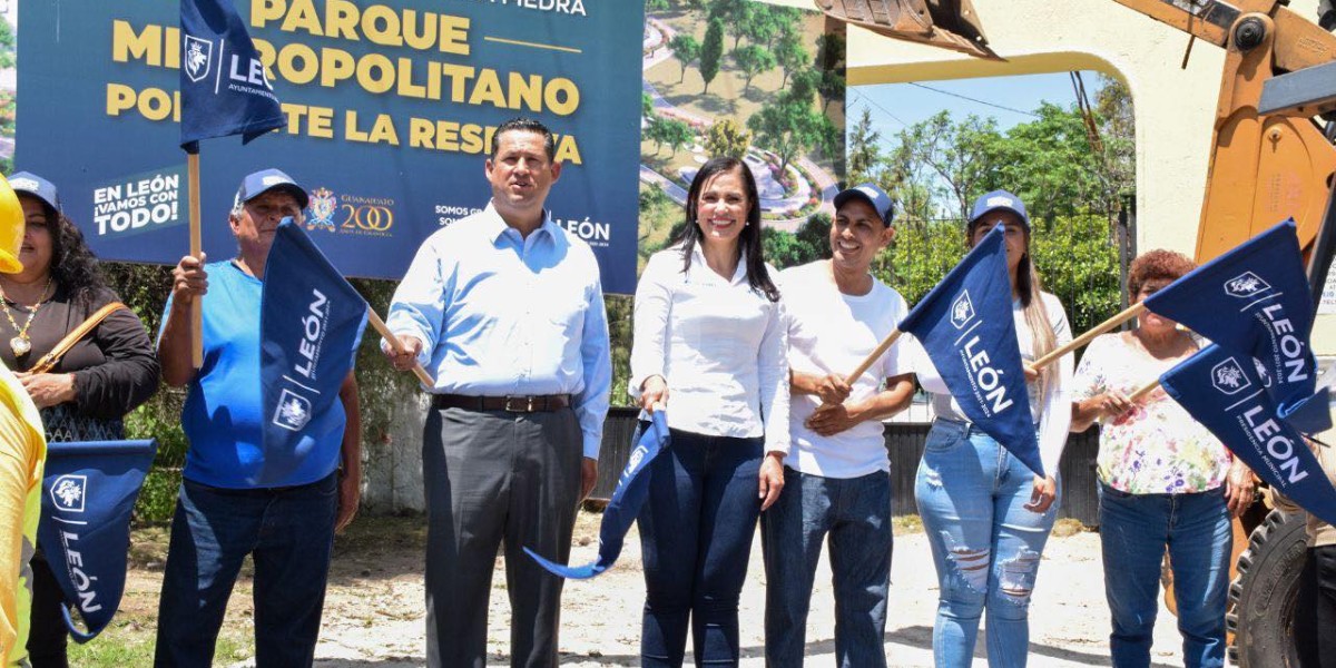 León: Colocan la primera piedra del nuevo Parque Metropolitano ‘La Reserva’