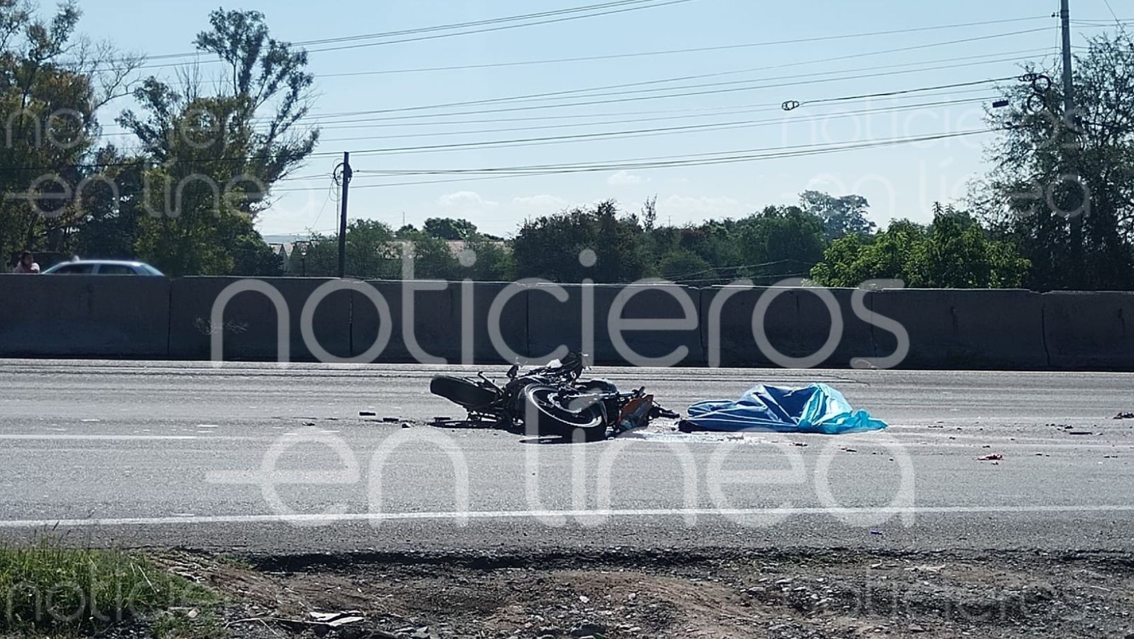 Fuerte accidente en Irapuato-Silao deja un motociclista muerto