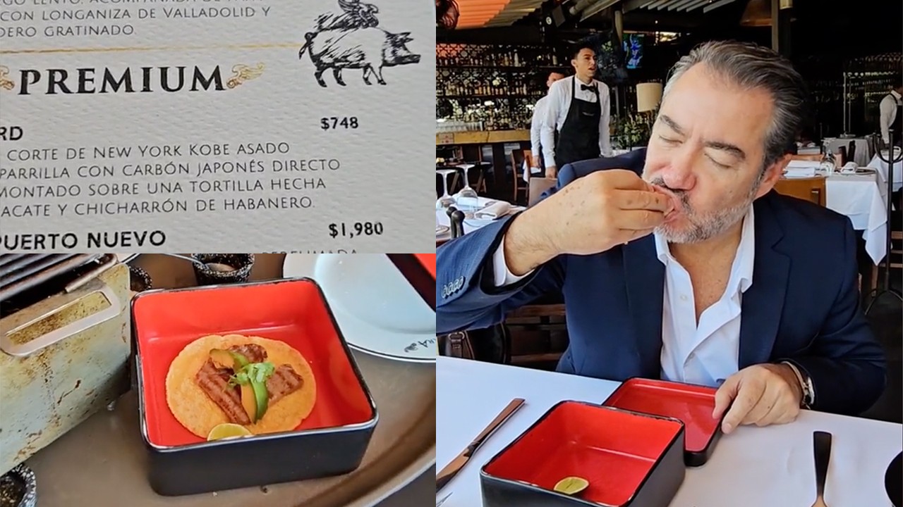 ¿Un taco que cuesta casi 800 pesos?