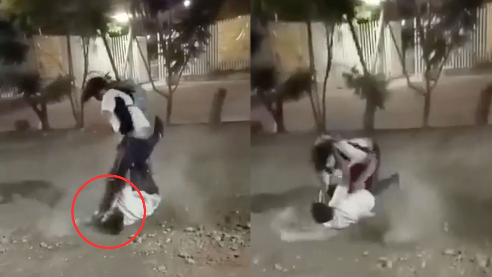 Captan pelea de jóvenes de bachillerato en León (Video)