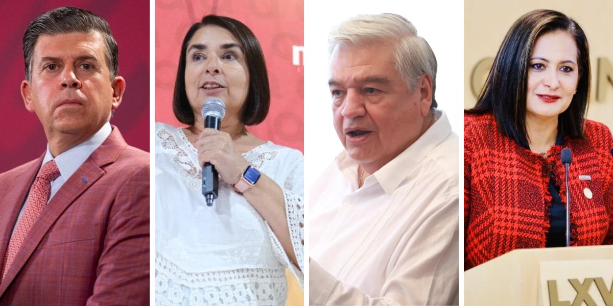 Estos son los 4 precandidatos de Morena a la gubernatura de Guanajuato
