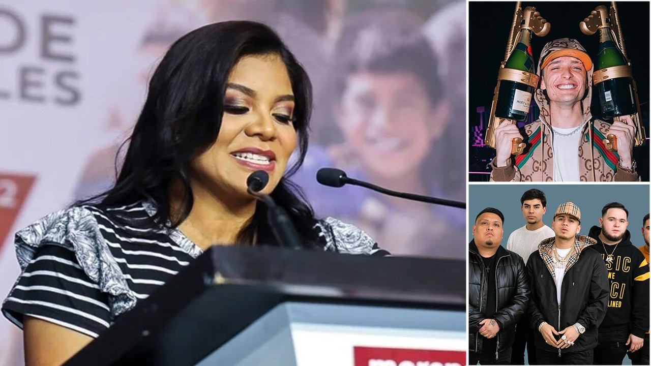 Alcaldesa de Tijuana investiga promotores de Peso Pluma y Fuerza Regida