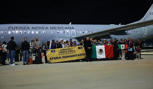 Concluye con éxito repatriación de mexicanos en Israel