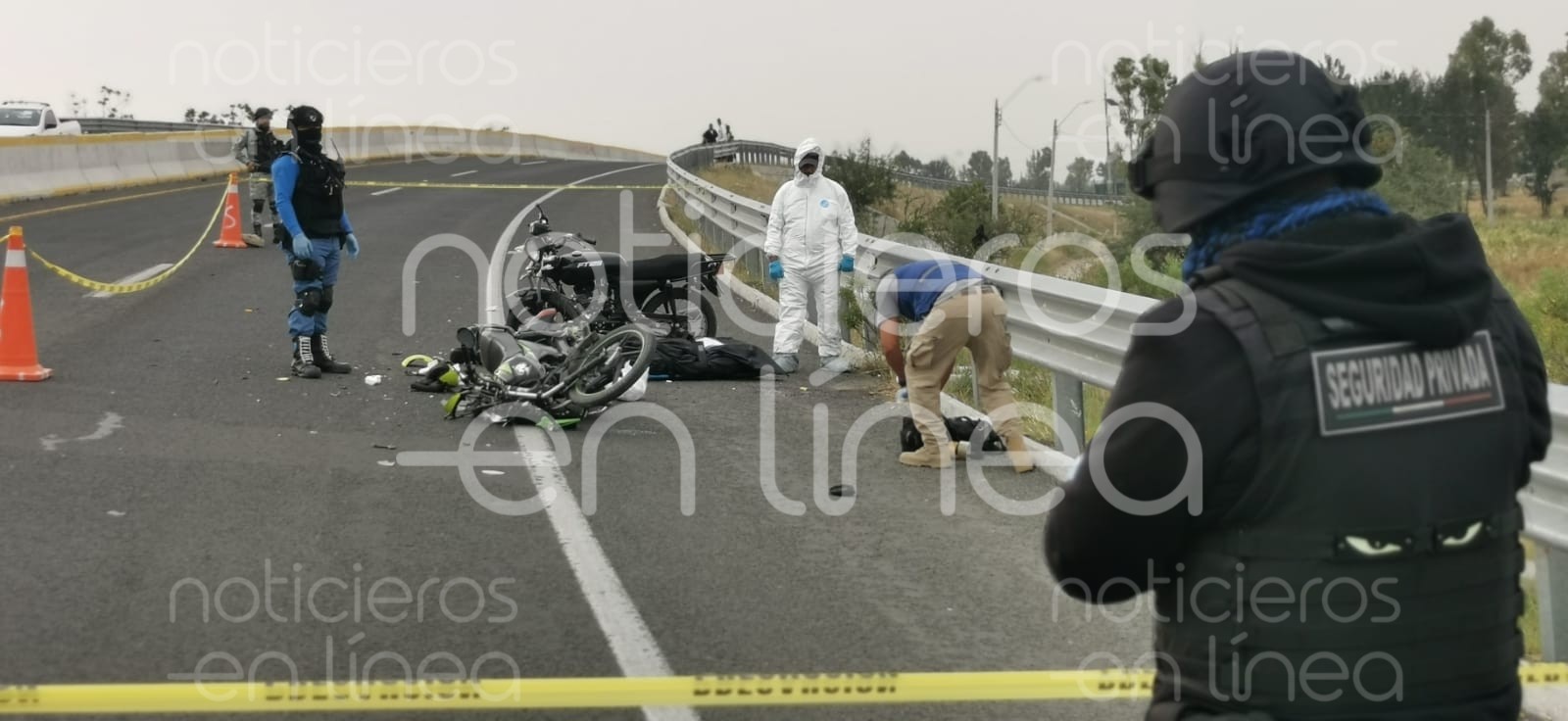Chocan motociclistas en la carretera León-Salamanca