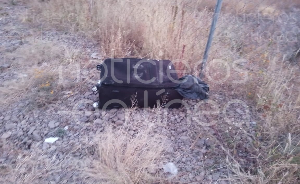 Hallan maleta con restos humanos en la colonia Ejido La Joya