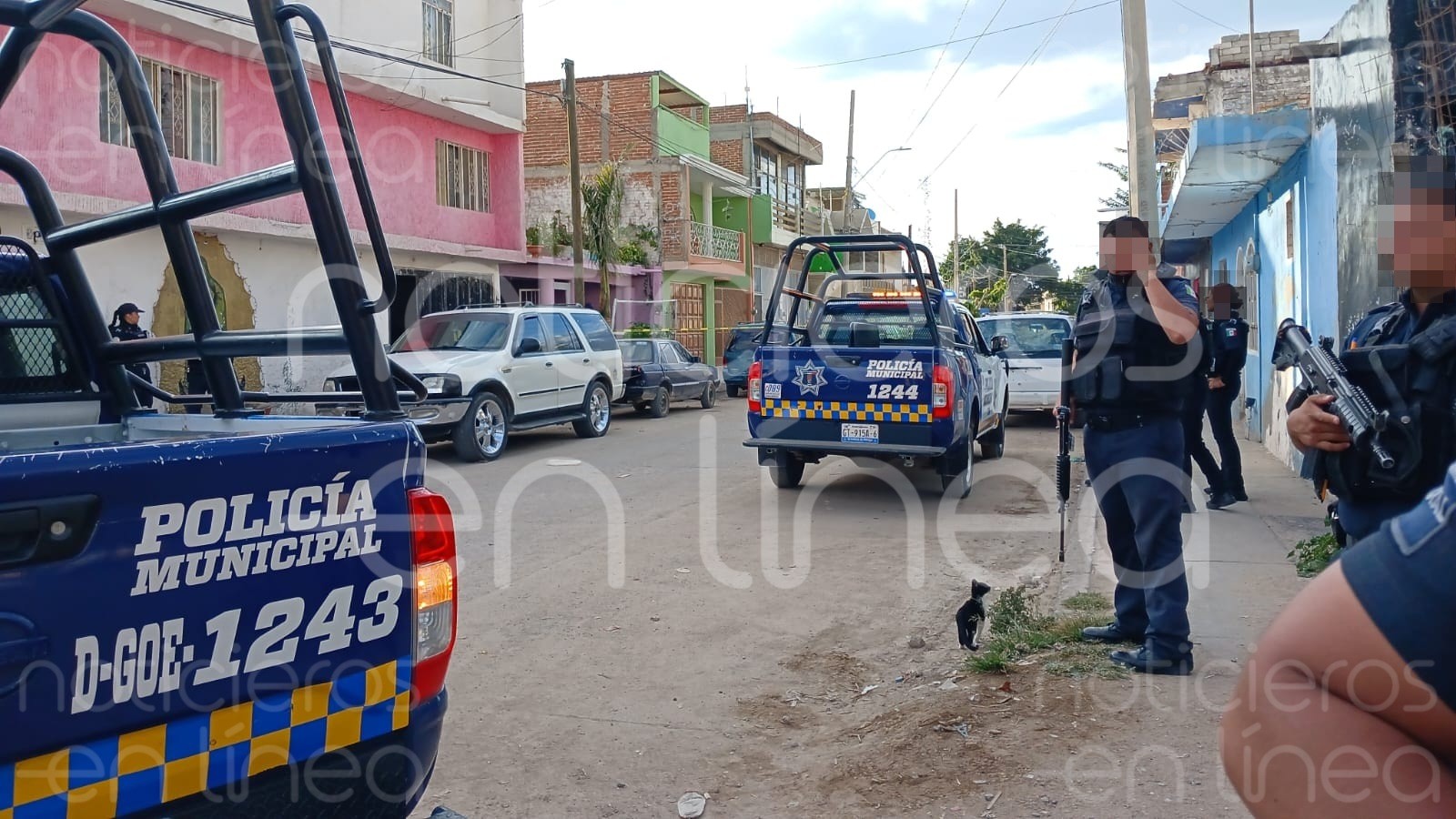Balean a tres personas en el interior de una vivienda en la colonia Lourdes