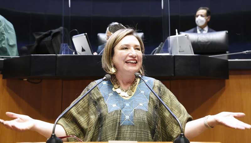 Xóchitl Gálvez solicita licencia en el Senado