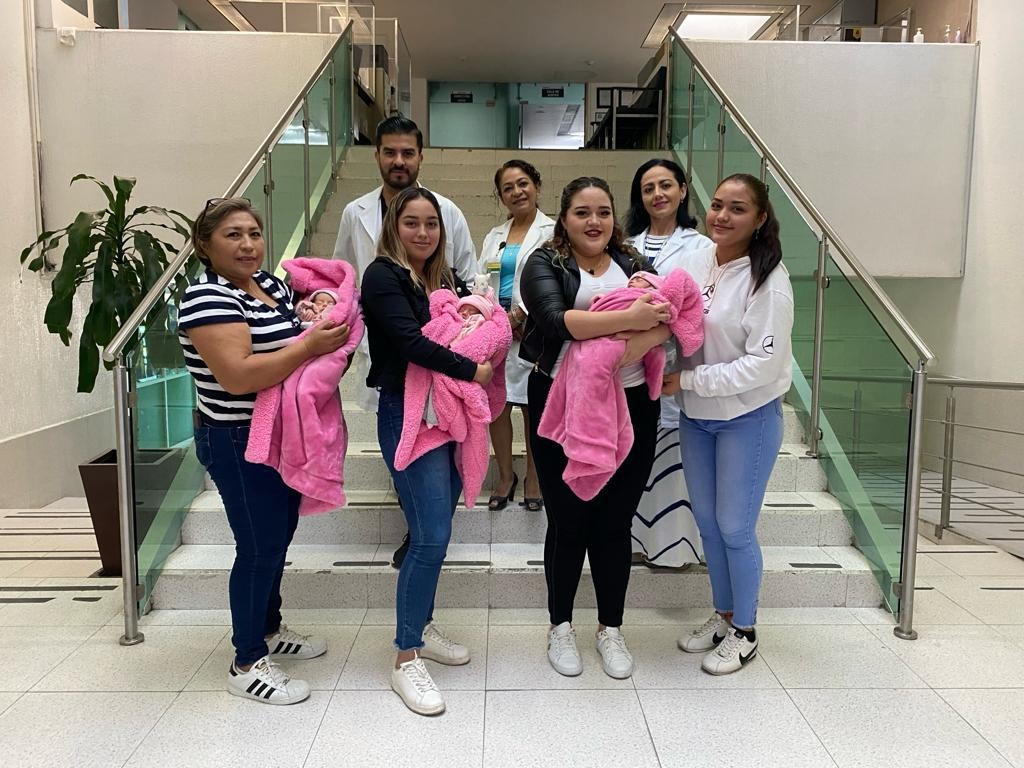 Nacen trillizas en la UMAE No. 48 del IMSS en León