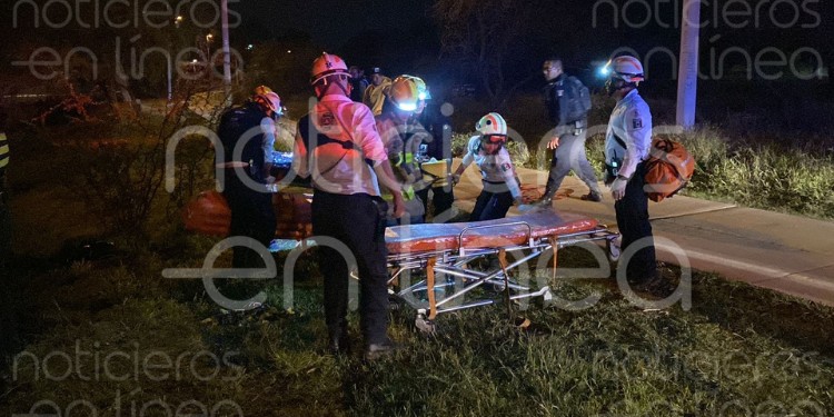Motociclista que circulaba sobre la ciclovía arrolla a ciclista en Ibarrilla