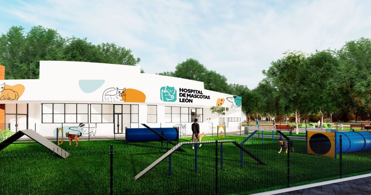 Avanza en un 23% construcción del Hospital Veterinario de León