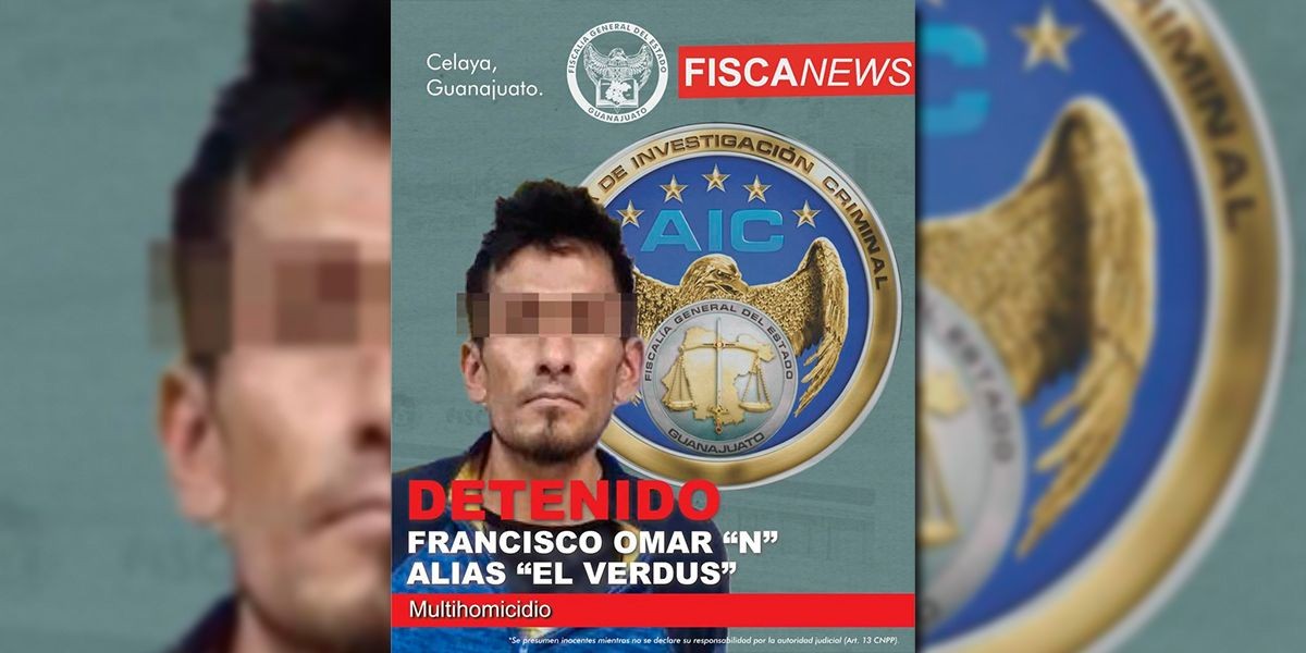 Detienen a presunto homicida de 5 estudiantes en Celaya