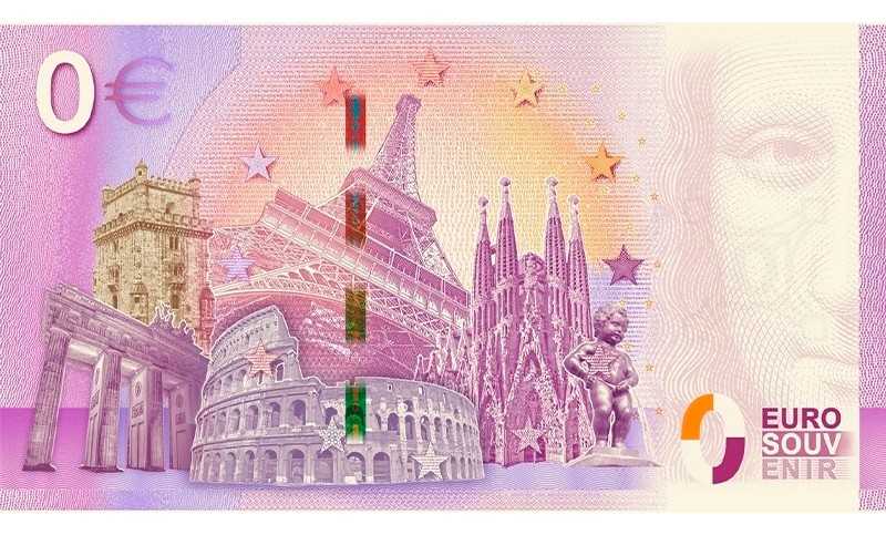 Billete de cero euros, curiosidad coleccionable