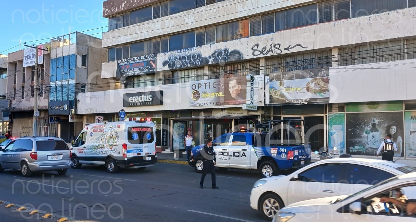 Intento de asalto en zona Centro de León deja a un hombre herido