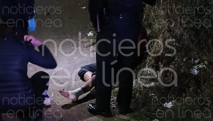 Hombre es atacado por un perro y al huir cae en un hoyo en León