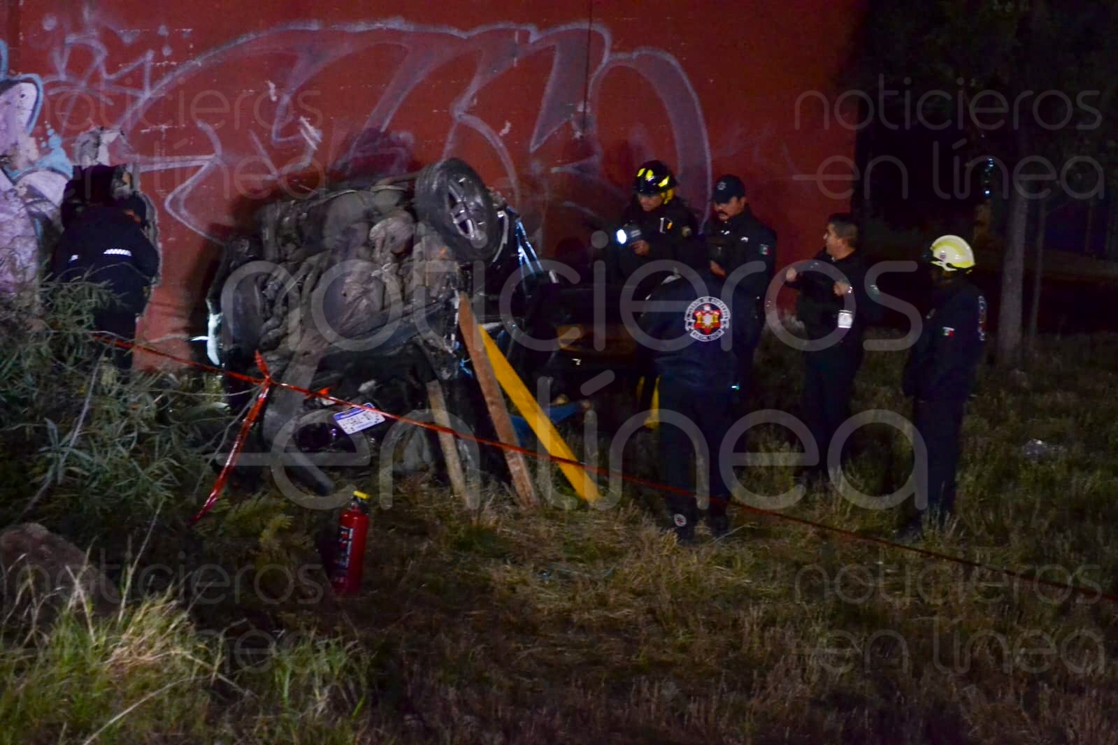 Volcadura en la Arbide deja cinco muertos y un herido de gravedad