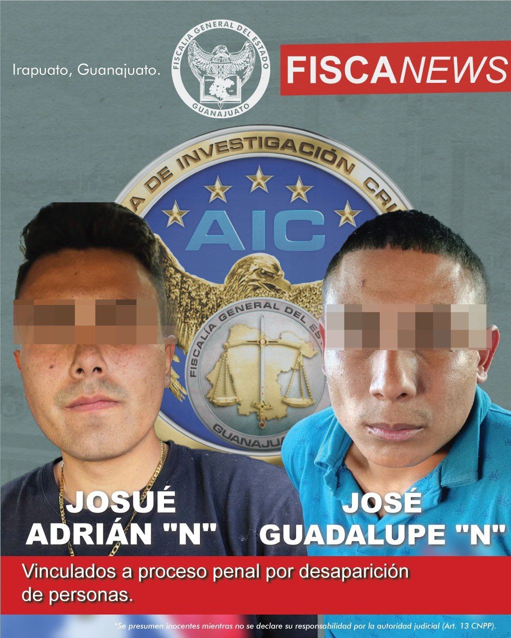 Vinculan a proceso a hombres que transportaban cuerpos en una vagoneta