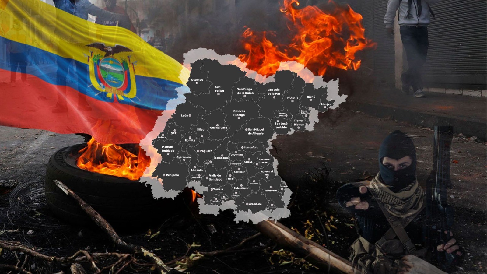 Hay al menos 45 guanajuatenses atrapados en Ecuador