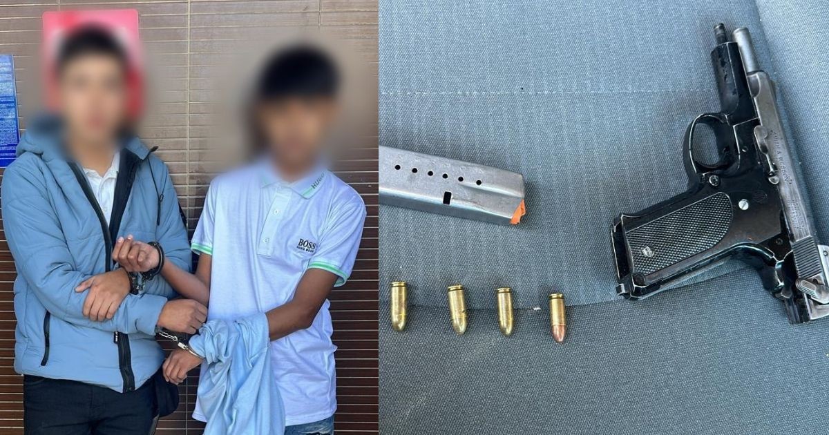 Detienen a menores de edad con armas de fuego en León