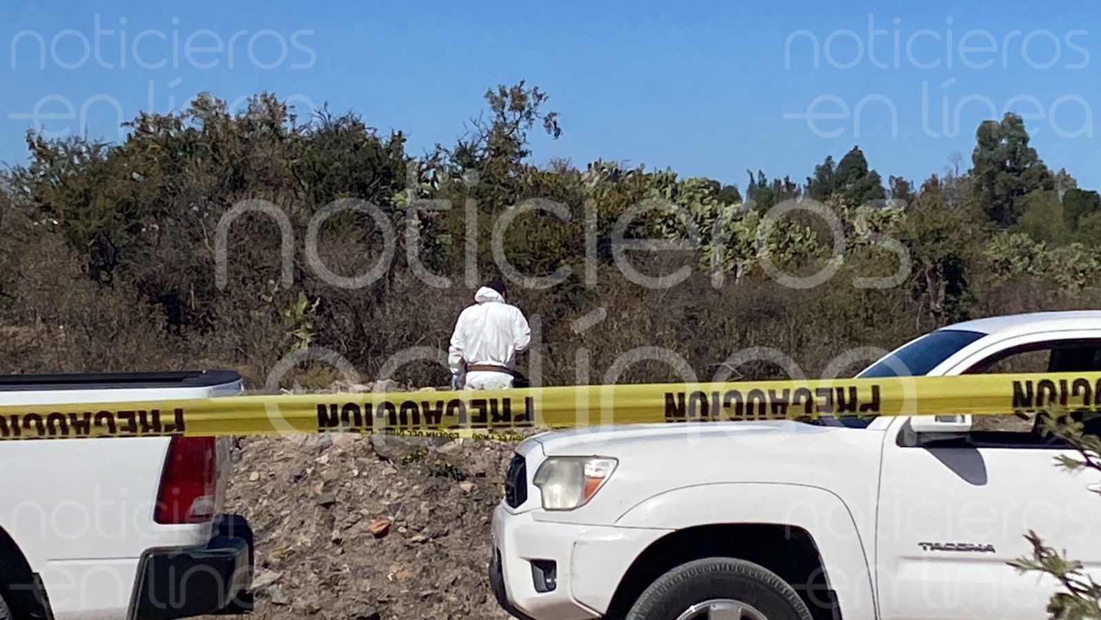 Localizan cadáver semidesnudo en Lagunillas
