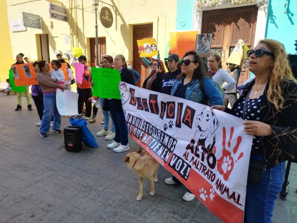 Protestan contra alcalde de Silao por desatender maltrato animal