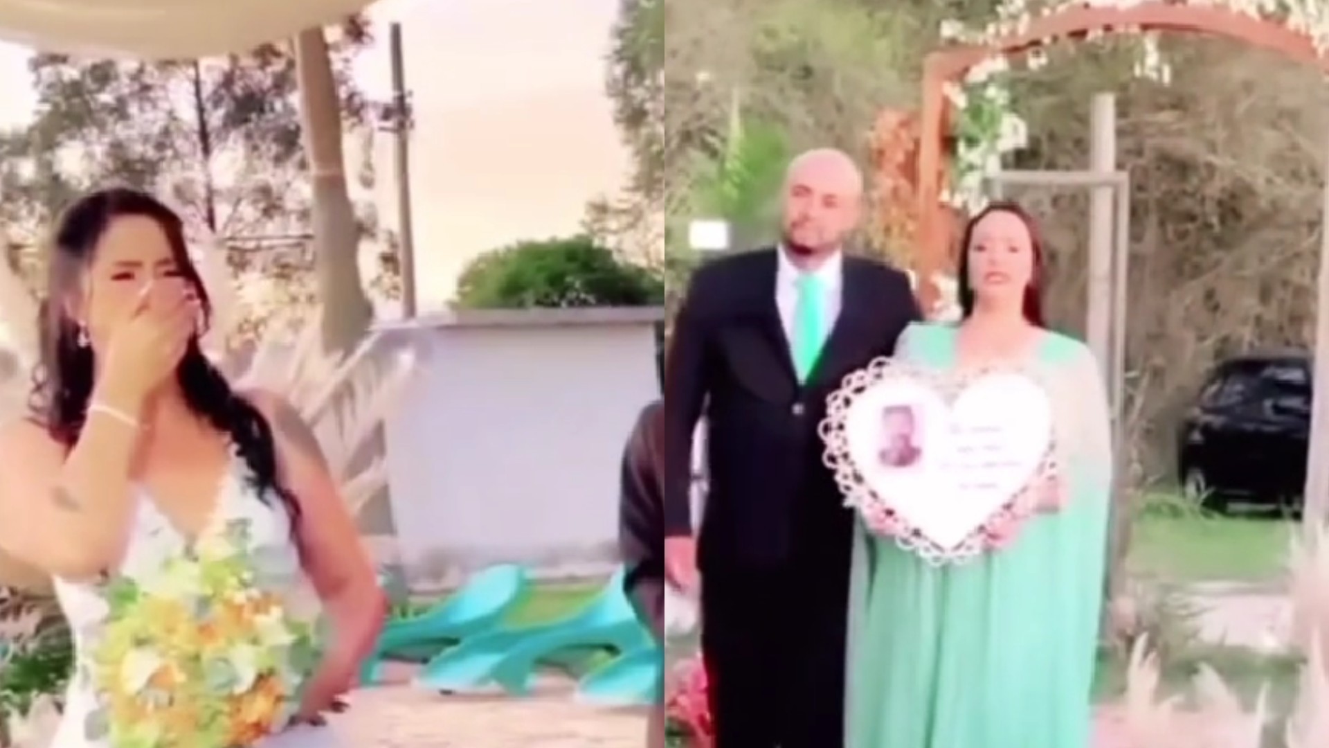 Mujer continúa con su boda tras la muerte del novio (VIDEO)