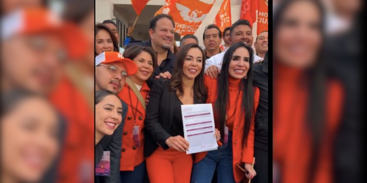 Yulma Rocha se registra ante el IEEG como candidata a la gubernatura por MC