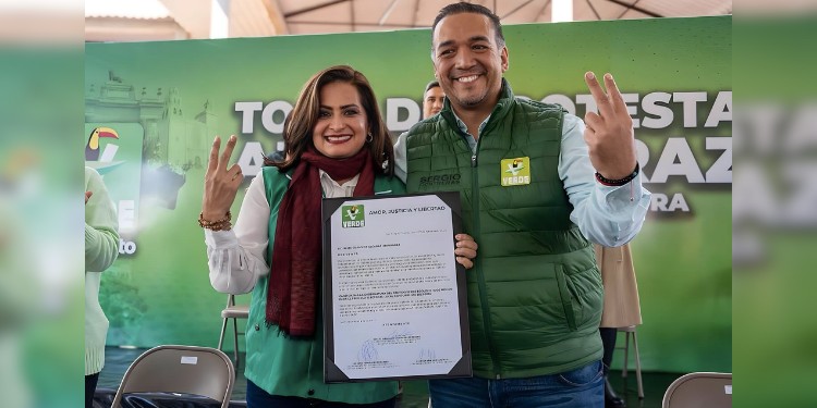 El Verde nombra a Alma Alcaraz como su candidata a la gubernatura