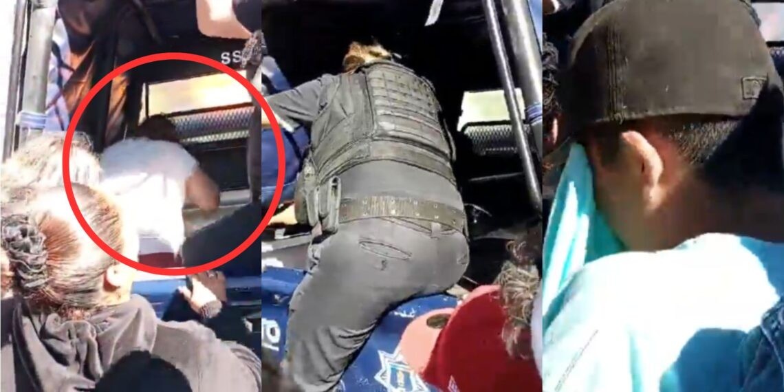 Alcaldesa pide comprender a la mamá que golpeó a presunta homicida en una patrulla