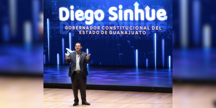 Presenta Diego Sinhue plan Guanajuato 2050