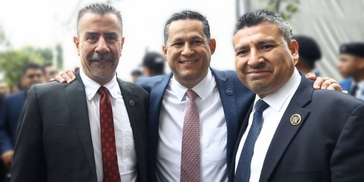 Dice Diego Sinhue que Alvar es el mejor secretario de Seguridad del país