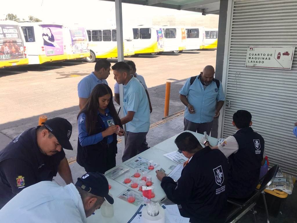 Diez operadores del transporte público dan positivo a antidoping