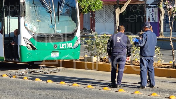 Accidentes de ciclistas fueron por invasión del carril de la Oruga: Villaseñor