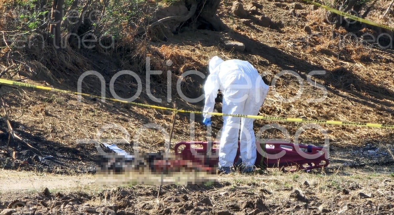 Encuentran cadáver calcinado en un campo de cultivo en Duarte