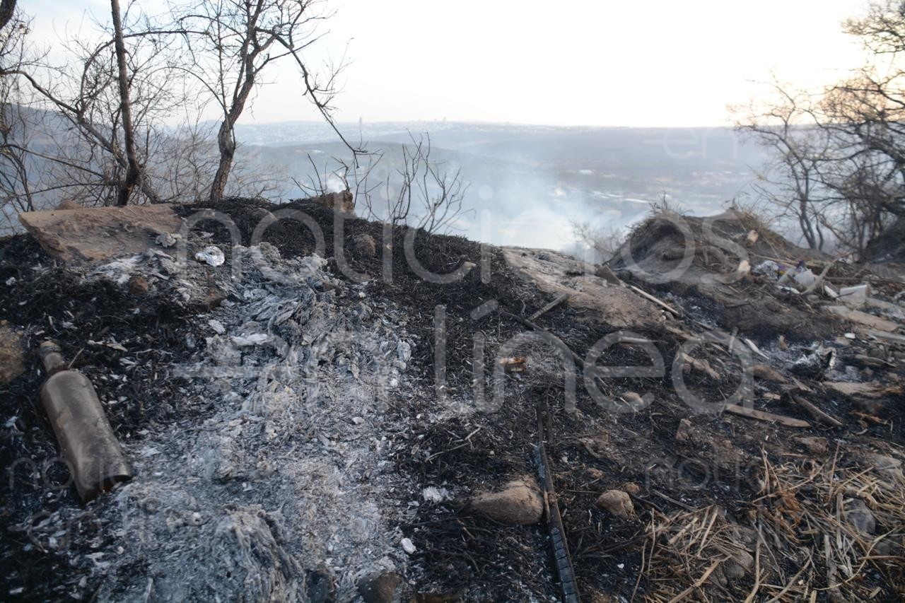 Incendio en Mesa de la Virgen consume más de 100 hectáreas de pastizal