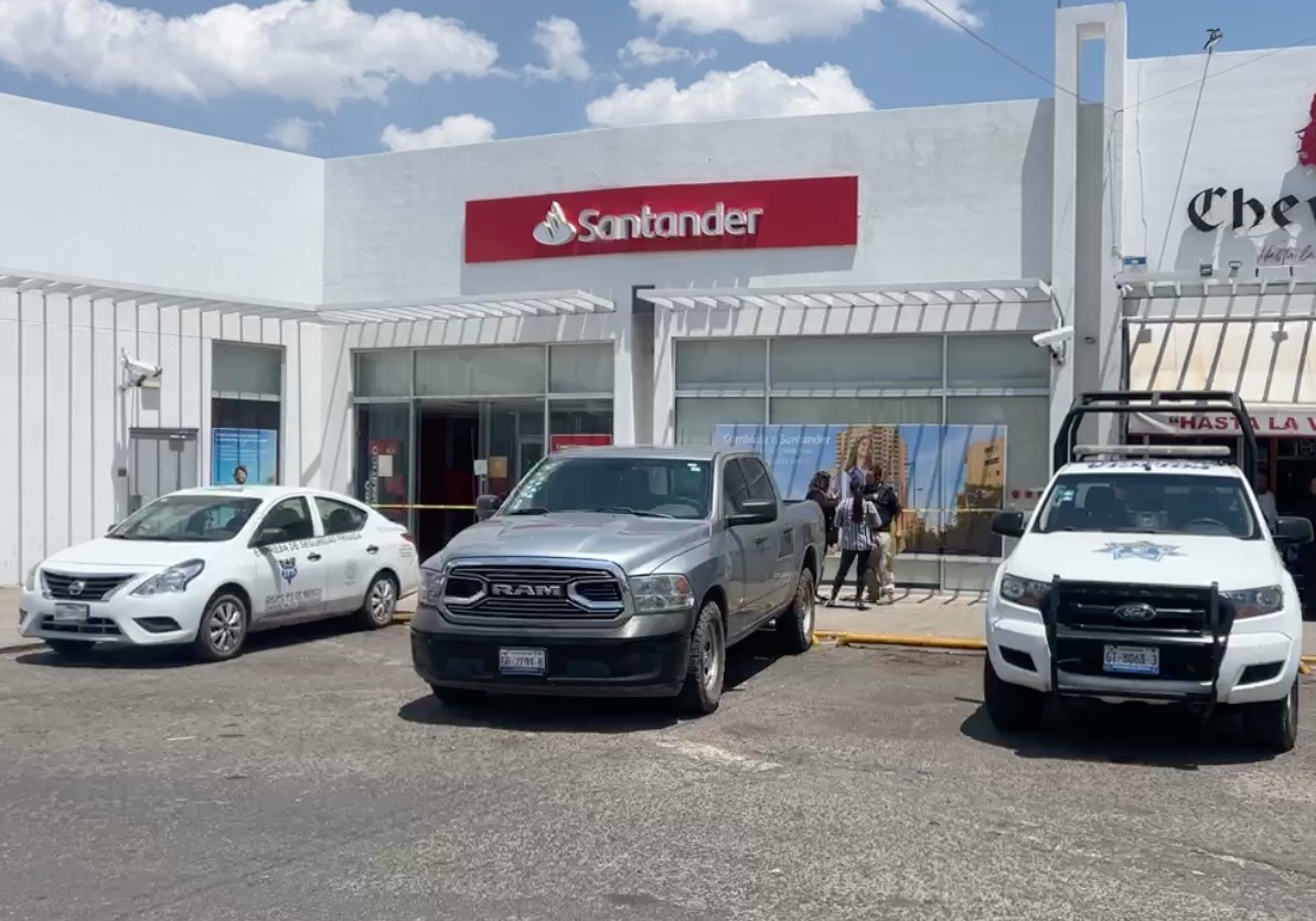 Asaltan banco en Irapuato; se llevan 2 mdp