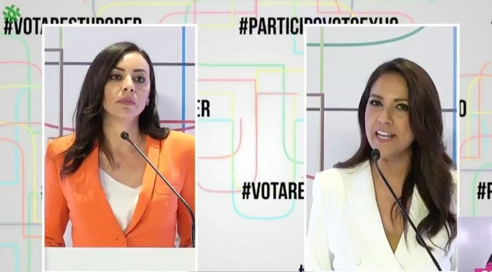 Cuestionan Libia y Yulma ausencia de Alma en debate de Coparmex