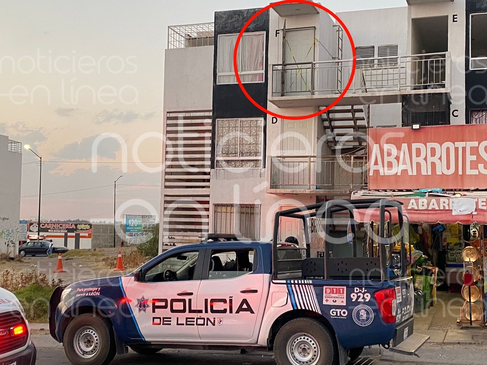 Hallan el cuerpo de una persona en departamento de Brisas del Campestre